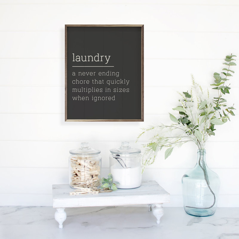 Laundry Definition, H 20 po x l 16 po