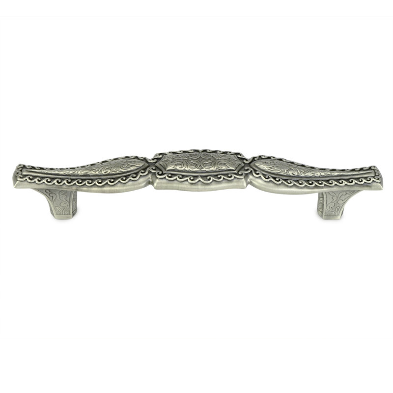 AMERICANA 5" CENTER TO CENTER PULL IN ARTISAN PEWTER, Dark Silver