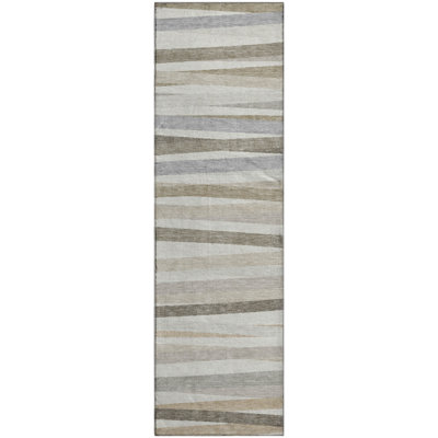 Premium Machine Washable Natoma AMF997 Stripes Rug