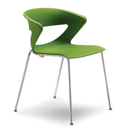 Chaise d'invité Kreature, vert