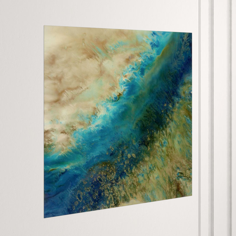 Shimmering II Painting by Blakely Bering, 54" H x 54" W x 1.5" D, Outdoor