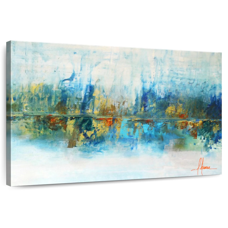 Avery Aqua Azul, 32" H x 48" W