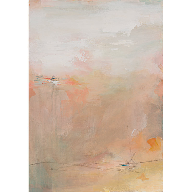 Warm Tones Abstract - Wrapped Canvas Art Prints, 46cm H x 30cm W