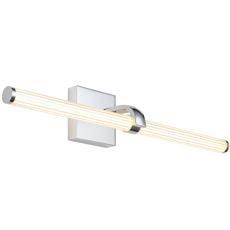 Éclairage pour meuble-lavabo à DEL 28 po, Chrome