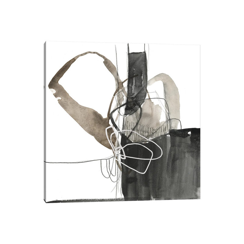 Interlocked III 1 Piece Wrapped Canvas Wall Art, 93.98 cm H x 93.98 cm W