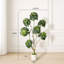 Faux arbres artificiels en pot décoratif blanc avec plusieurs troncs