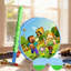 4Pcs Pixel Game Pinata, Minecraft Round Pinata Set