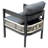 Multi-person Outdoor Iron Sofa Set with A table, Rattan Decoration, Waterproof, Rust-proof, Suitable for Garden, Lawn Use-203648028