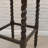 Elegant Ivory 30" Barstool with Carved Twist Legs and Linen Upholstery-19231153-46521155
