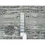 Tapis unique gris de 10 pi 1 po Riyen
