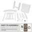 Chaise berçante d'extérieur Diyanna-495361244