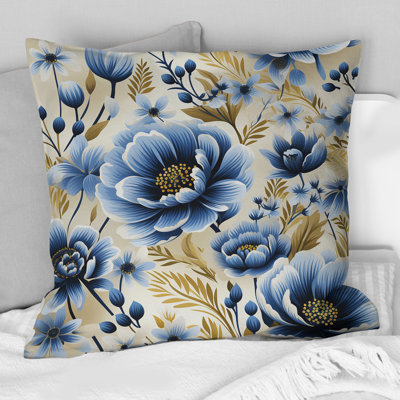 Floral Throw Pillow