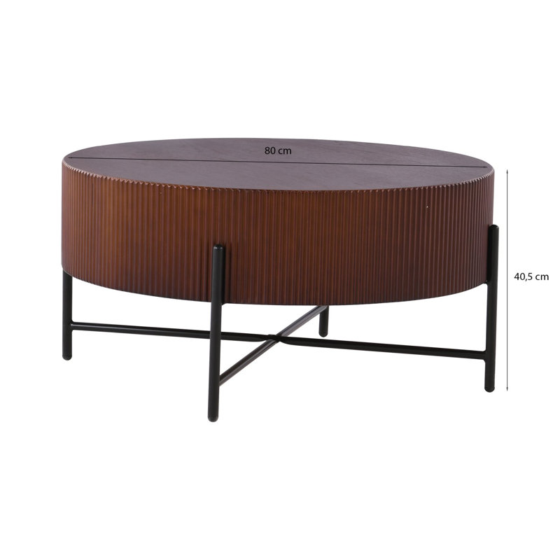 Coffee Table, Dark Brown