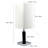 26"H BROWN SQUARE WOODEN TABLE LAMP