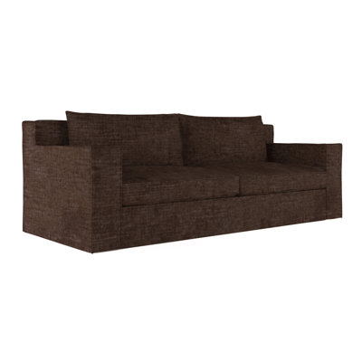 Mulberry Square Track-Arm Sofa with Flange Seam