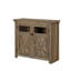 Armoire 2 portes pour la chambre à coucher, buffet Buffet - gris délavé, look rétro et grande option de rangement, buffet d'entrée. Polyvalent avec tablettes intérieures amovibles à charnière silencieuse