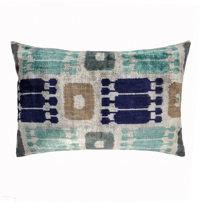 Ikat Silk Pillow Cover