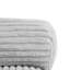Fauteuil à billes d'intérieur pliable, gris clair, convertible 2-en-1 pour le confort et l'efficacité de l'espace