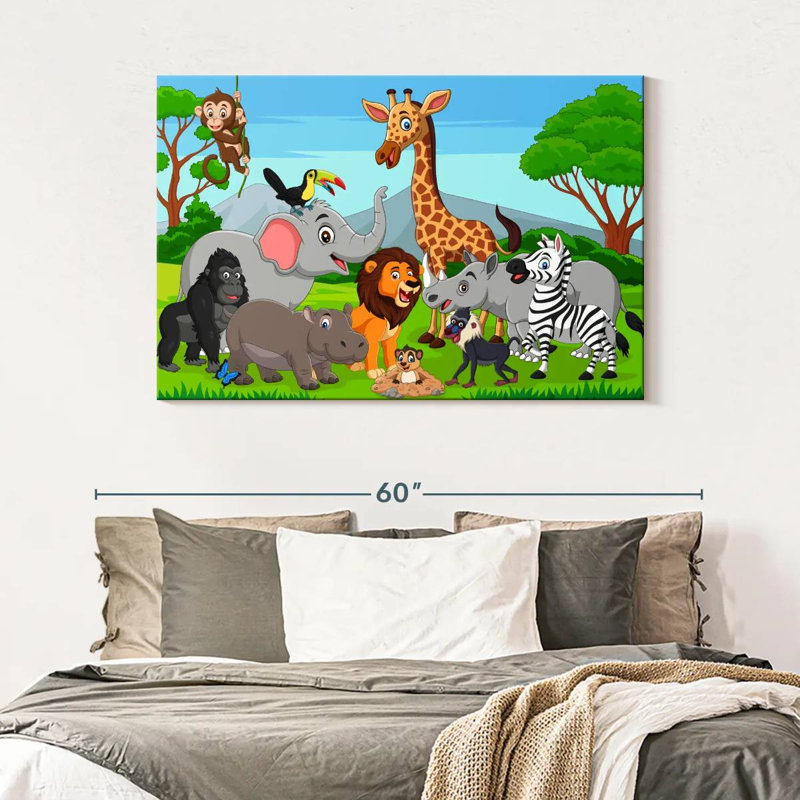 Caricature d'Ashelle pour enfants, H 32 po x l 48 po