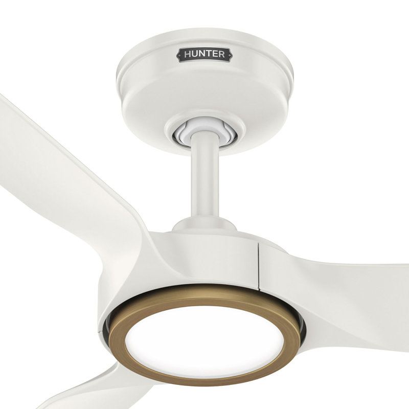 Ventilateur de plafond à 3 pales Wi-Fi ENERGY STAR® de 52 pouces avec ensemble d'éclairage DEL Hunter et télécommande de poche Hunter