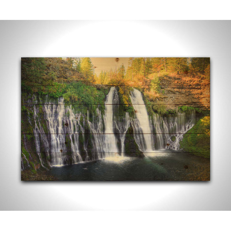 Burney Falls par Kelly Wade, H 16 po x l 24 po