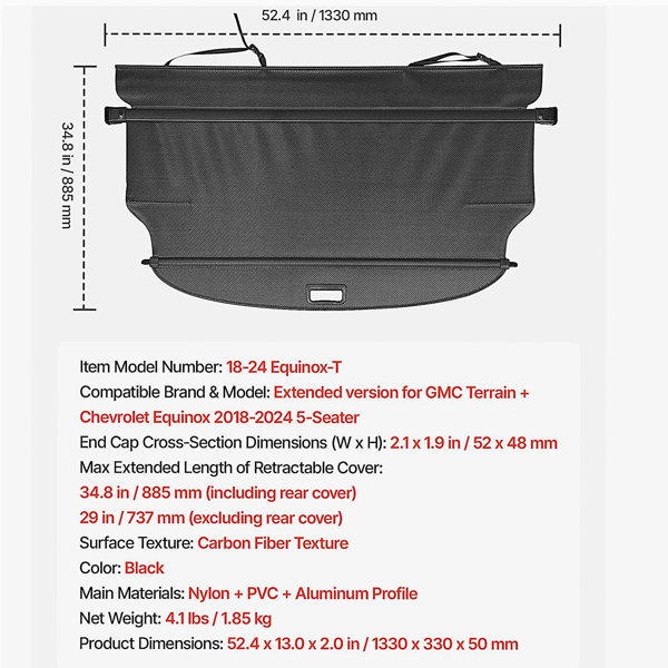 Dimensions du produit