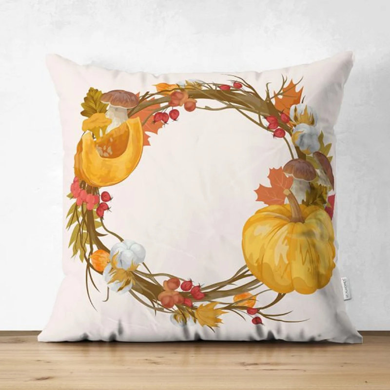 Herna Indoor / Outdoor Floral Square Scatter Cushion
