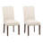 Upholstered Linen Wooden Dining Chairs-303141209
