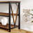 55" Wooden Fluted Console Table, 3-Tier Sofa Table for Entryway & Living Room Behind Couch-84321371
