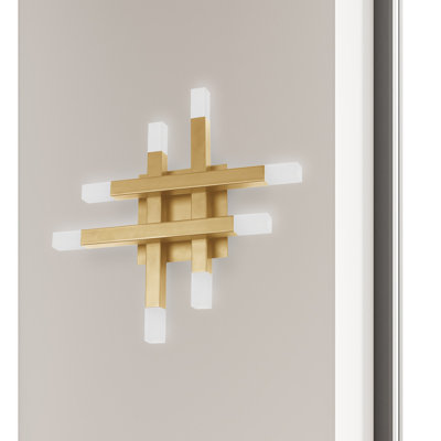 Binnie Steel LED Wall Sconce