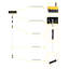 Adjustable Cleaning Brushes with Replaceable Head