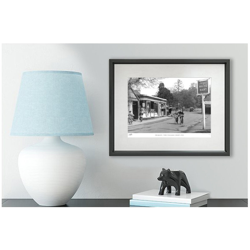 Frimley, The Village Shop 1921 by Francis Frith - Single Picture Frame Print, 45cm H x 60cm W x 2.3cm D