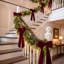 Guirlande de Noël artificielle en cyprès de 3,65 m (lot de 2), aspect réaliste, idéale pour la décoration intérieure et extérieure de Noël.-136403590-136403593