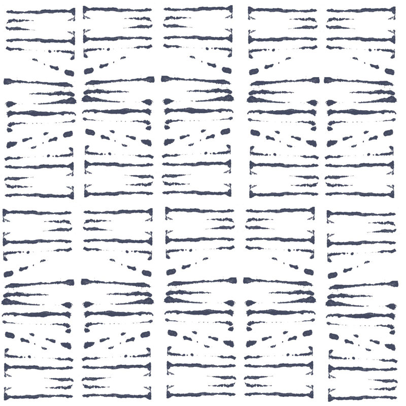 Rouleau de papier peint lisse L 10 pi x l 24 po Joely, Indigo