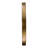 Paisley Modern & Contemporary Wall Clock, Antique Brass-Finished Metal Case with Aged Black Dial and Applied Numerals
