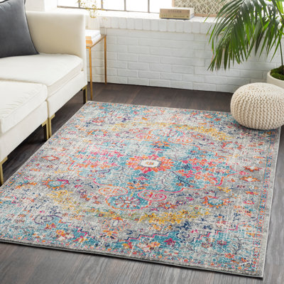 Carytown Power Loom Beige/Mustard Area Rug