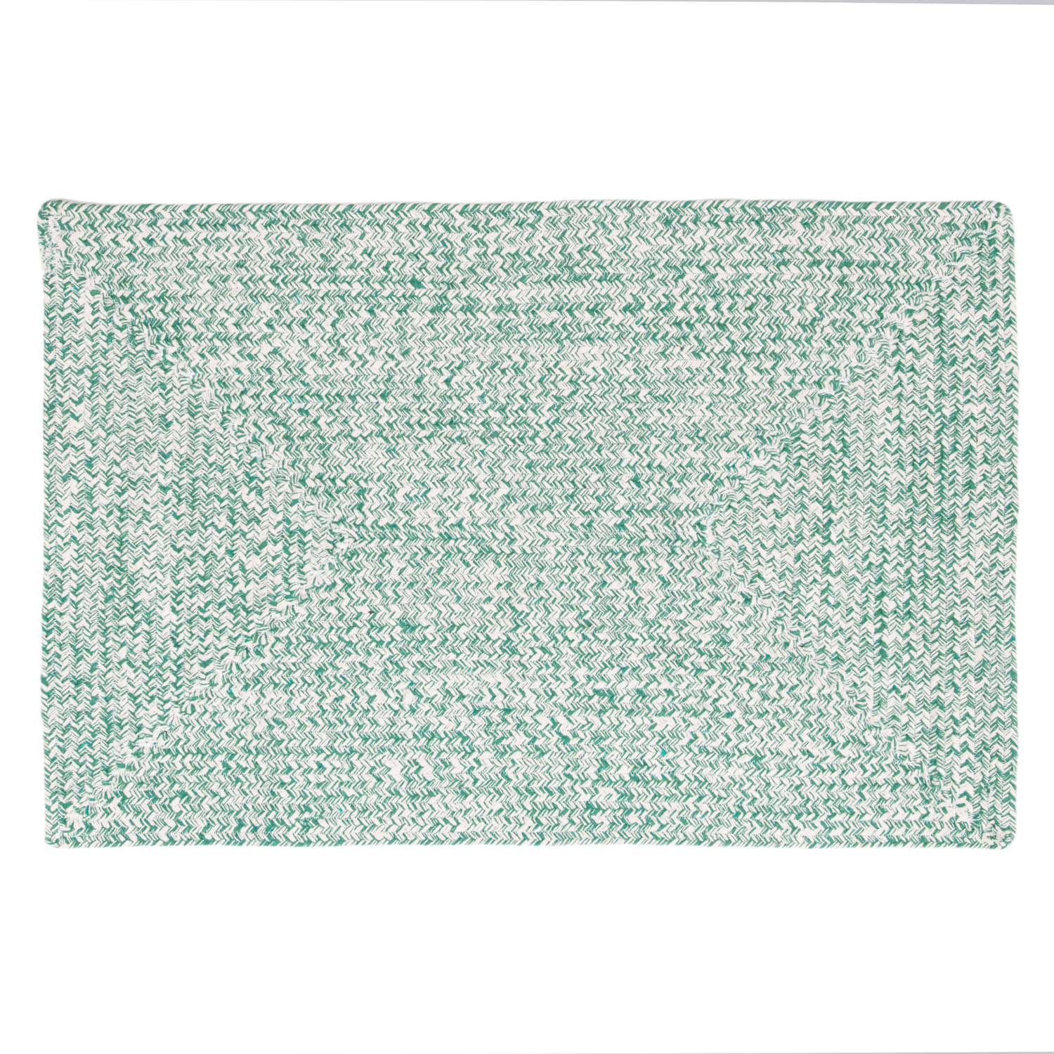 Dakota Fields Hand Braided Farmhouse Green Reversible Area Rug ...