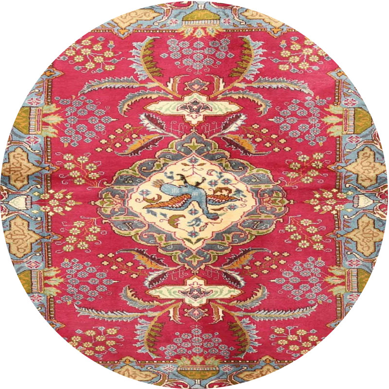 Oriental Indoor Rug, Round 8'