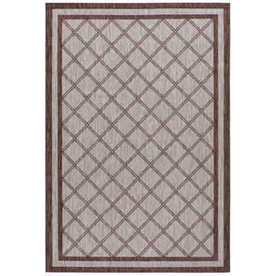 Courtyard Performance Geometric Indoor/Outdoor Area Rug