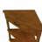 33.8" Triangle Corner Table with Open Shelf