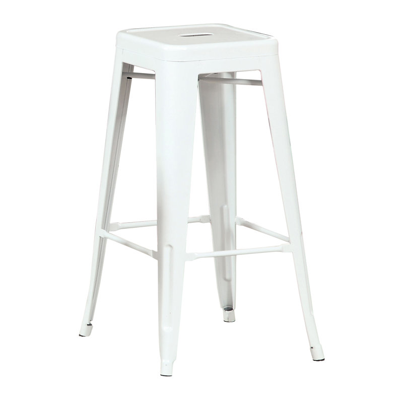 Stilletta 30" Bar Stool, White