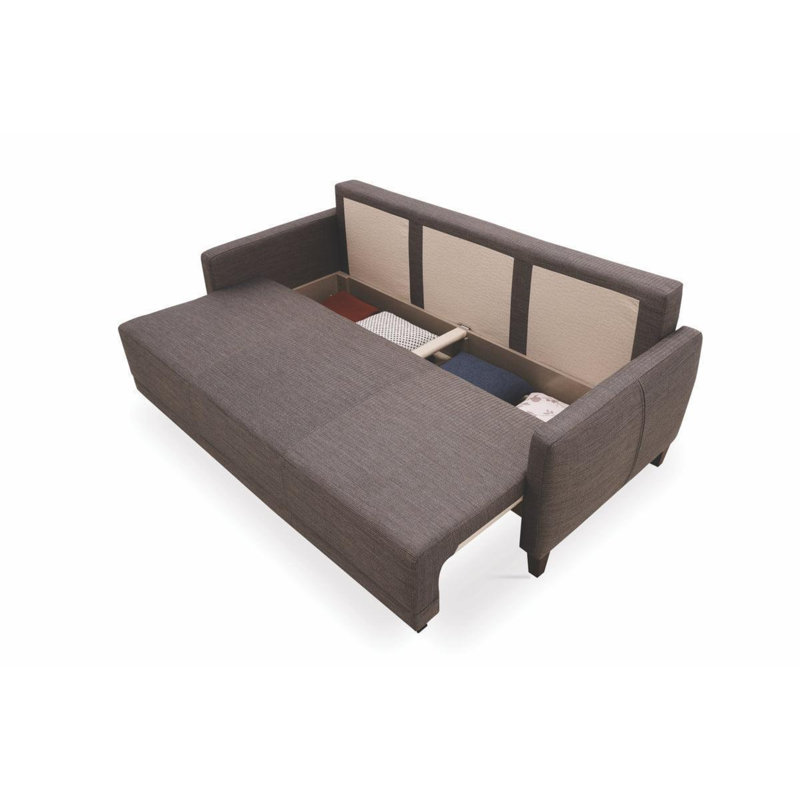 Selena Brown Sofa Sleeper With Storage