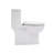 Ceramic One Piece Toilet For Bathroom, 12-Inch Rough-In, 1.1/1.6 GPF, Dual Flush With Soft Clsoing Seat, Powerful Dual Flush MAP 800G