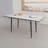 Grimm Faux Wood Extendable Rectangular Dining Table