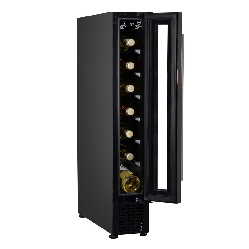 Baridi Single Zone 15cm Freestanding 7 Bottle Wine Refrigerator with Reversible Door