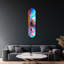 Peinture décorative en verre trempé