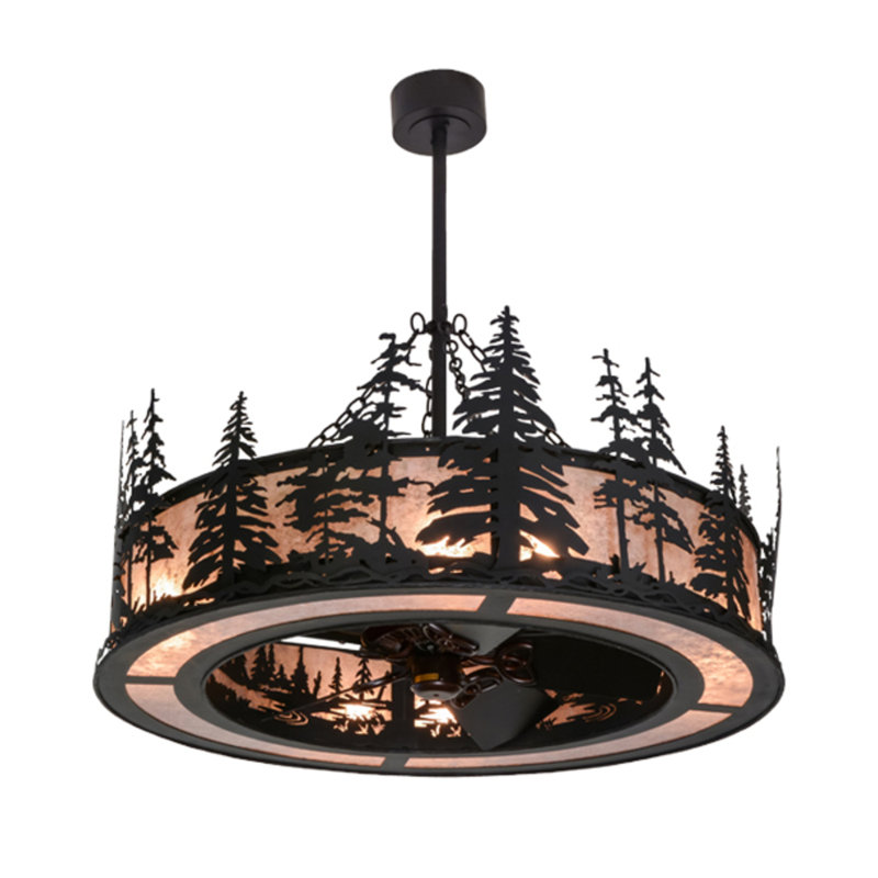 Tall Pines Downrod Ceiling Fan