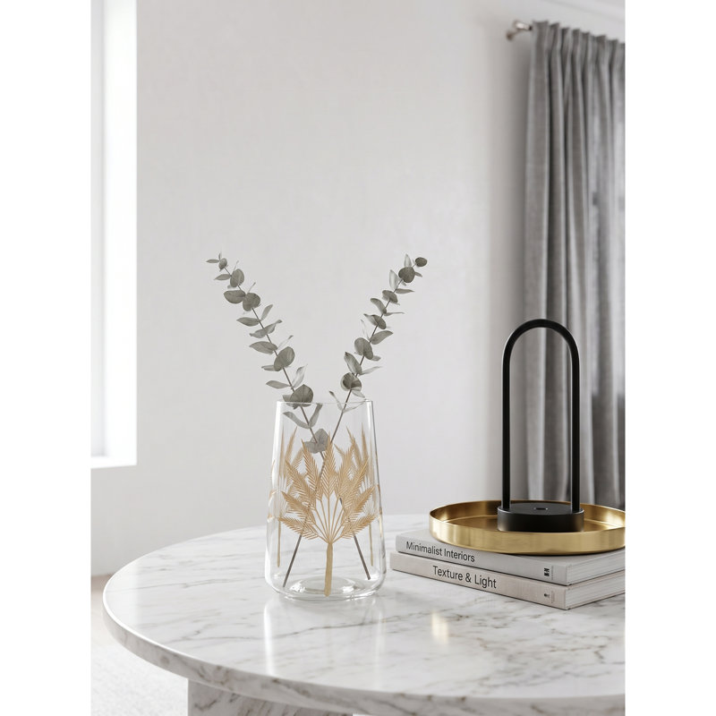 Vase au design contemporain, H 6,9 po x l 4,7 po x P 4,7 po