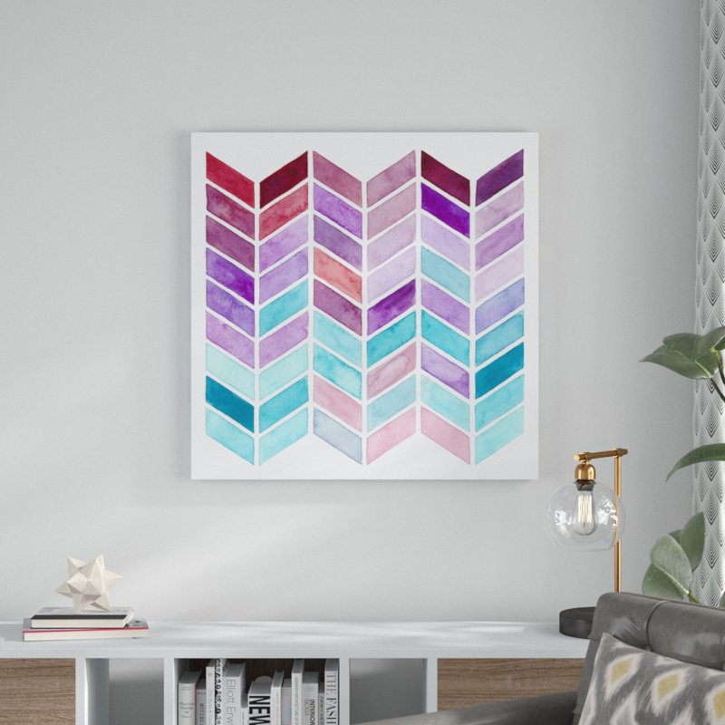 «Geometric Trance I», impression sur toile, H 36 po x l 36 po
