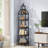 Aprie Corner Bookcase